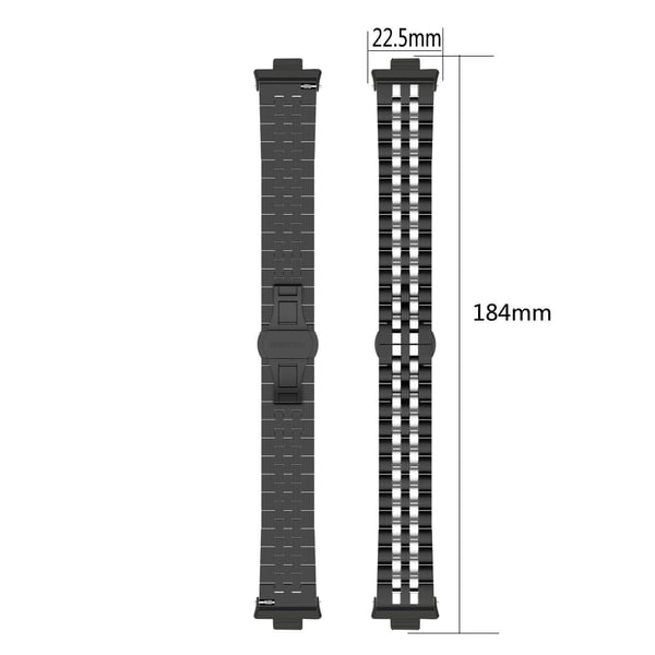 Xiaomi Redmi Watch 4 / Smart Band 8 Pro rustfritt stål klokkerem Stilig erstatningsarmbånd - Sølv + Rose Gull + Rose Gull