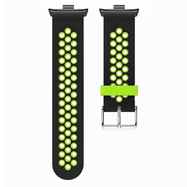 Xiaomi Redmi Watch 4 Dual Color Silikonklokkebånd Armbåndsrem - Svart + Grønn