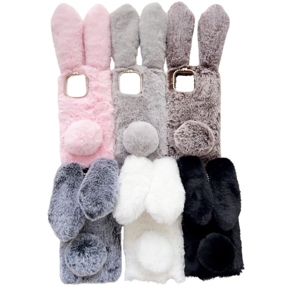 Fluffy Rabbit Motorola Moto G Stylus (2023) deksel - Hvit