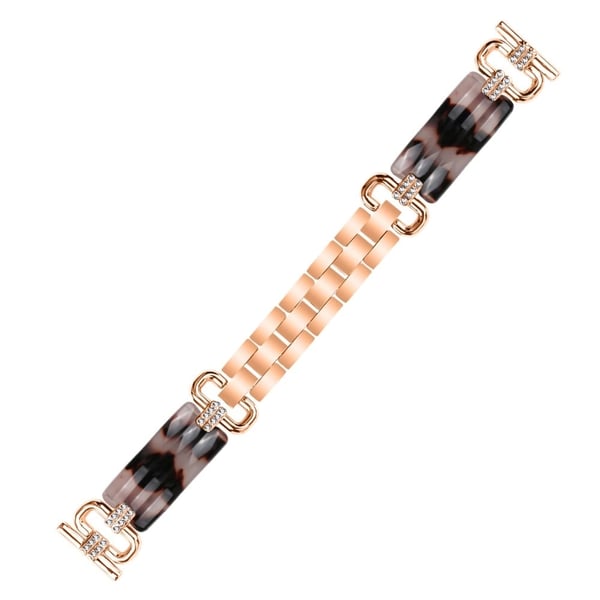 Garmin Vivomove 3 / GarminMove 3 Harpiks og Rhinestone Watch Band - Rose Gull + Svart