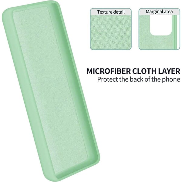 Matte Liquid Motorola Moto G54 silikone cover - Grøn