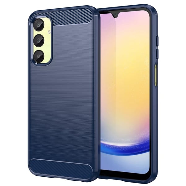 Carbon Flex Samsung Galaxy A25 deksel - Blå