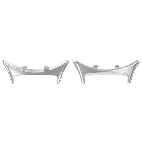 1Pair 20 mm klokkeadapter for vivo Watch 3 Metallkontakt Smart Watch-tilbehør - Sølv/Grå