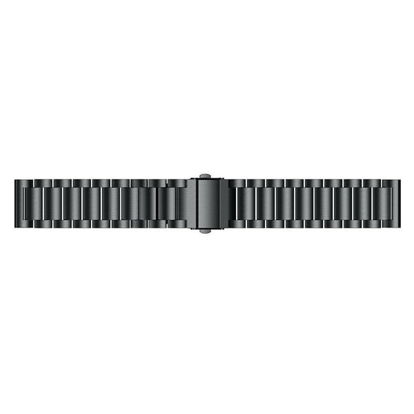 Huami Amazfit GTR 2e 22mm erstatningsarmbånd High-end 316L rustfritt stål håndleddsrem - Svart