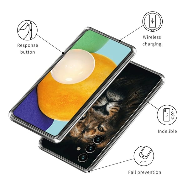 Deco Samsung Galaxy A55 deksel - Løve
