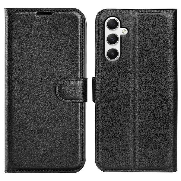 Classic Samsung Galaxy A35 flip etui - Svart