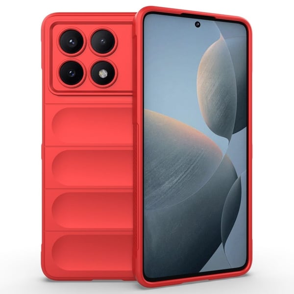 Deksel med mykt grep for Xiaomi Redmi K70E - Rød