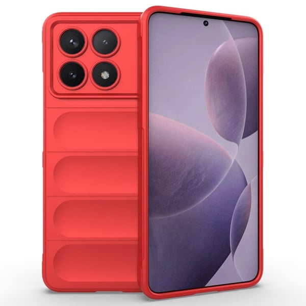 Deksel med mykt grep for Xiaomi Redmi K70 / Xiaomi Redmi K70 Pro - Rød