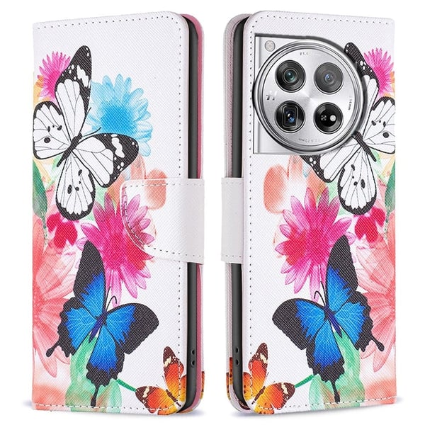 Wonderland OnePlus 12 flip-etui - To Sommerfugler