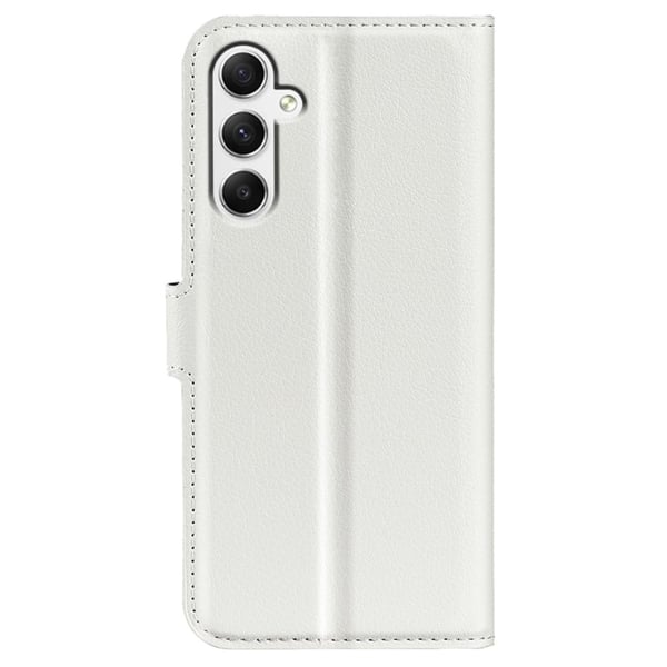 Klassisk Samsung Galaxy A35 flip etui - Hvid