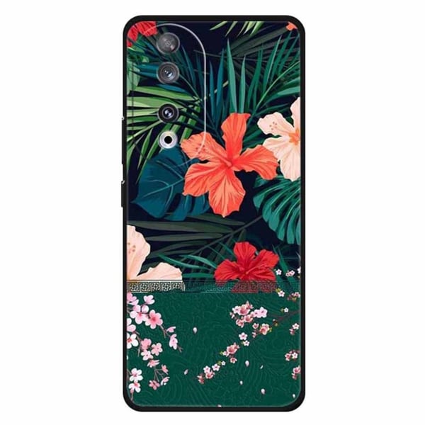Imagine Honor 90 deksel - Vegg Med Blomsterblad