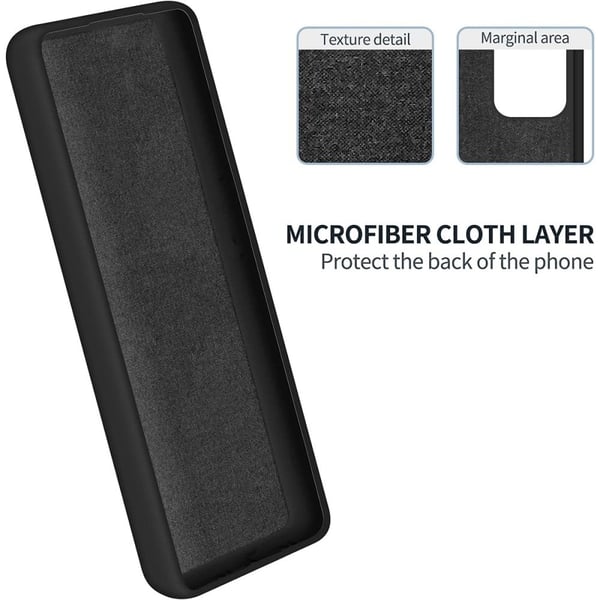 Matte Liquid Motorola Moto G54 silikone cover - Sort
