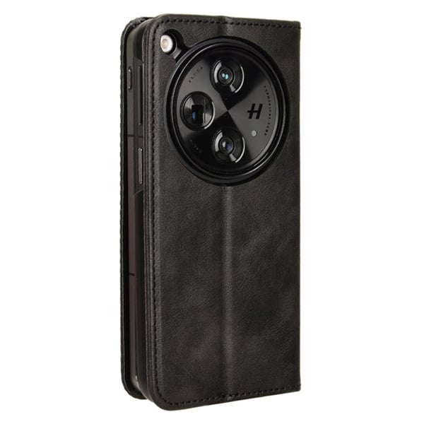 Bofink Vintage Oppo Find N3 / OnePlus Open nahkakotelo - Musta