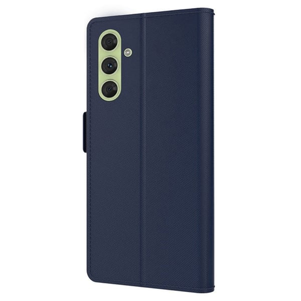 Samsung Galaxy S23 FE etui med makeup-spejl i smart design - Blå