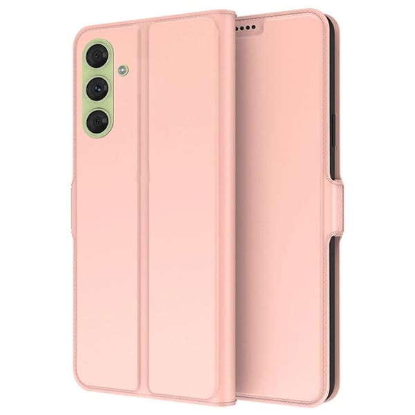 Glatt og tynt premium PU-skinnetui for Samsung Galaxy A25 - Rose Gull