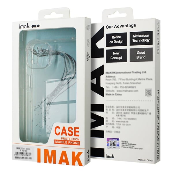 IMAK OnePlus 12 Airbag-cover - Transparent
