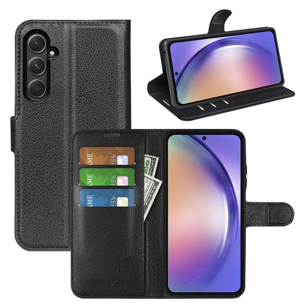 Classic Samsung Galaxy A55 flip kuoret - Musta