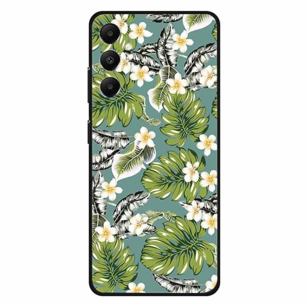 Imagine Samsung Galaxy A05s deksel - Plantain Leaf + Gullblomst