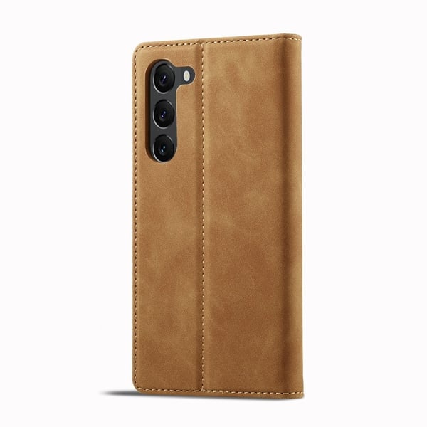 LC.IMEEKE Samsung Galaxy S24 Plus flip etui - Brun