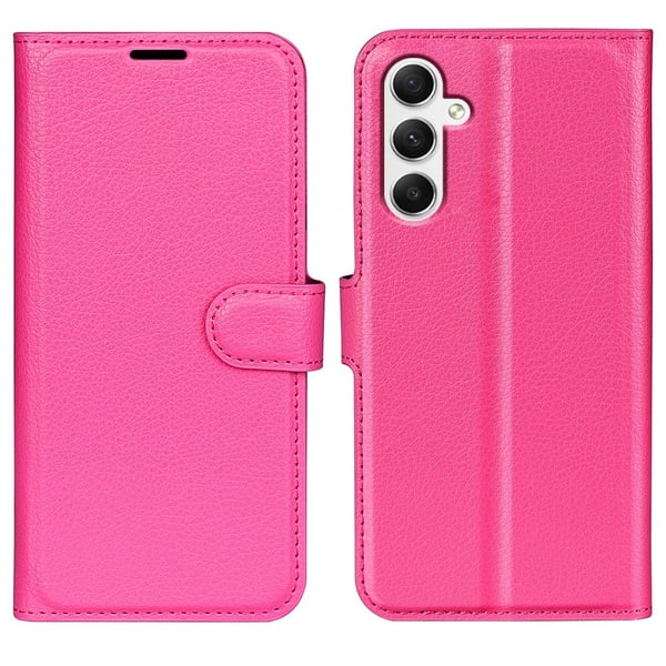 Klassisk Samsung Galaxy A35 flip etui - Rose