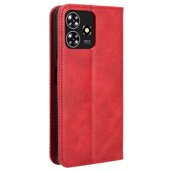 Bofink Vintage ZTE Blade A73 / ZTE Blade V50 Vita / ZTE Blade V50 Design / ZTE Axon 50 Lite lærveske - Rød