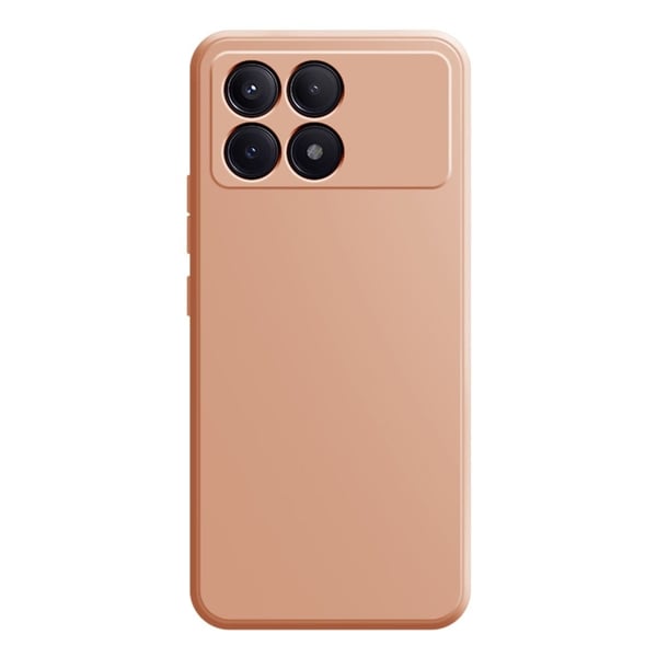 Mikrofiberfôret deksel i mykt gummi for Xiaomi Redmi K70 / Xiaomi Redmi K70 Pro - Rosa