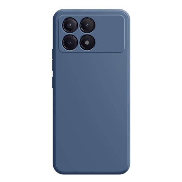 Mikrofiberfôret deksel i mykt gummi for Xiaomi Redmi K70E - Gress Grå