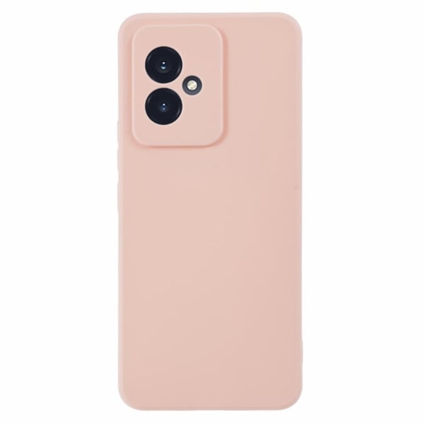 Mikrofiberfôret deksel i mykt gummi for Honor 100 - Rosa