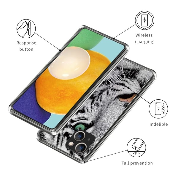 Deco iPhone 15 Plus deksel - Tigerhode