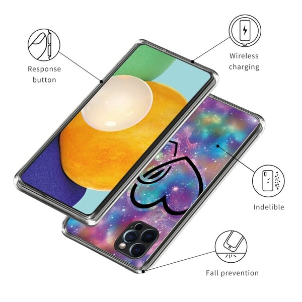 Deco iPhone 15 Pro deksel - Hjerte Til Hjerte