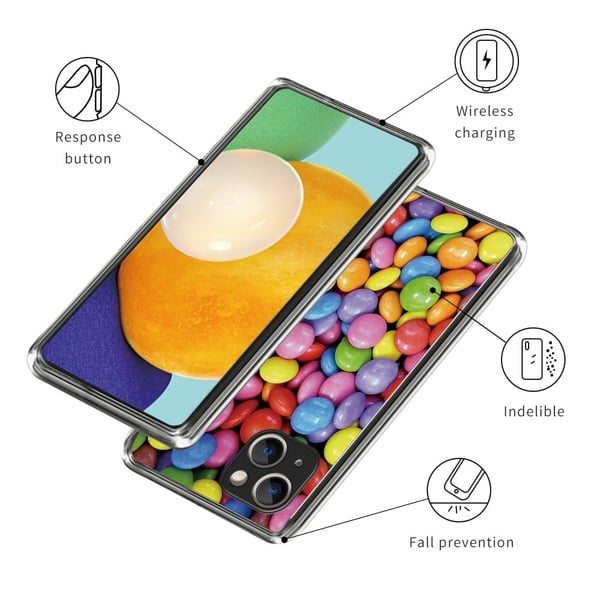 Deco iPhone 15 Plus deksel - Regnbuegodteri