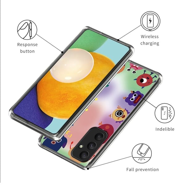 Deco Samsung Galaxy A35 deksel - Monstre