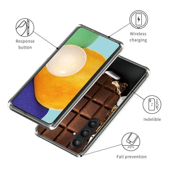 Deco Samsung Galaxy S24 cover - Chokolade