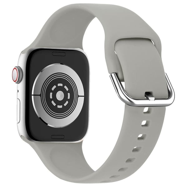 KALEBOL Apple Watch Series 41mm - 40mm - 38mm Universal silikonklokkerem - Grå