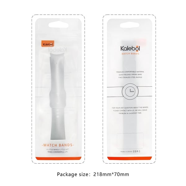 KALEBOL Samsung Galaxy Watch4 / Watch 5 / Watch6 Silikone Watch Bands Vandtæt blød rem - Hvid