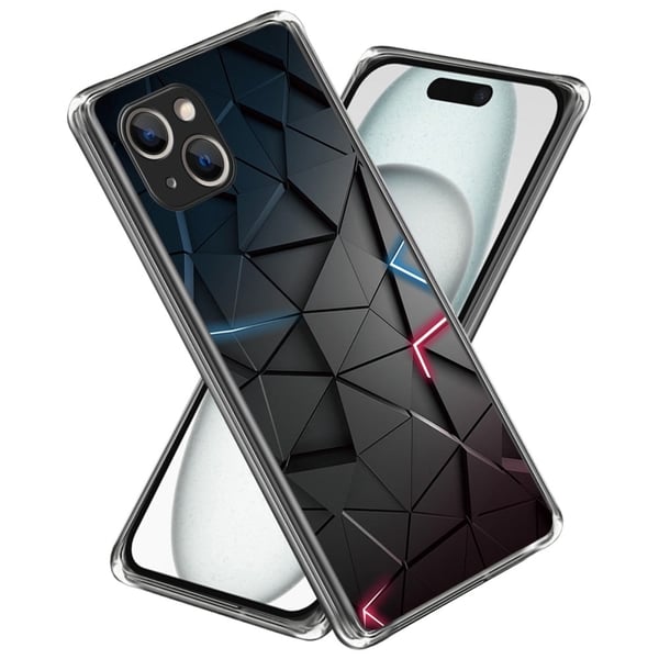 Deco iPhone 15 Plus deksel - Svart Trekant