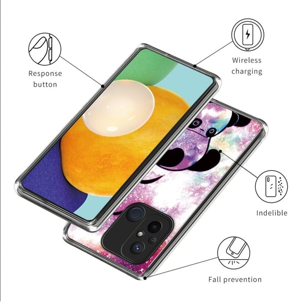 Deco Xiaomi Redmi 12C deksel - Søt Panda