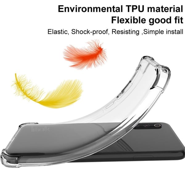 IMAK Airbag Cover for Motorola Moto G04 / Motorola Moto G24 - Gjennomsiktig