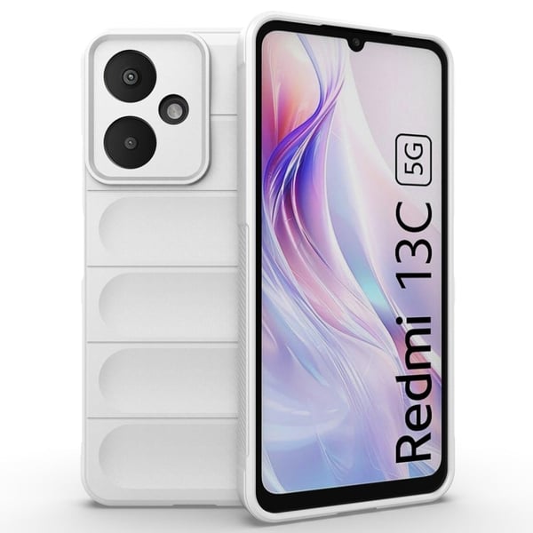 Deksel med mykt grep for Xiaomi Redmi 13C - Hvit