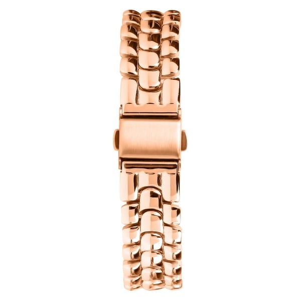 Xiaomi Redmi Watch 4 Slank metallklokkearmbånd med rhinestone - Rose Gull