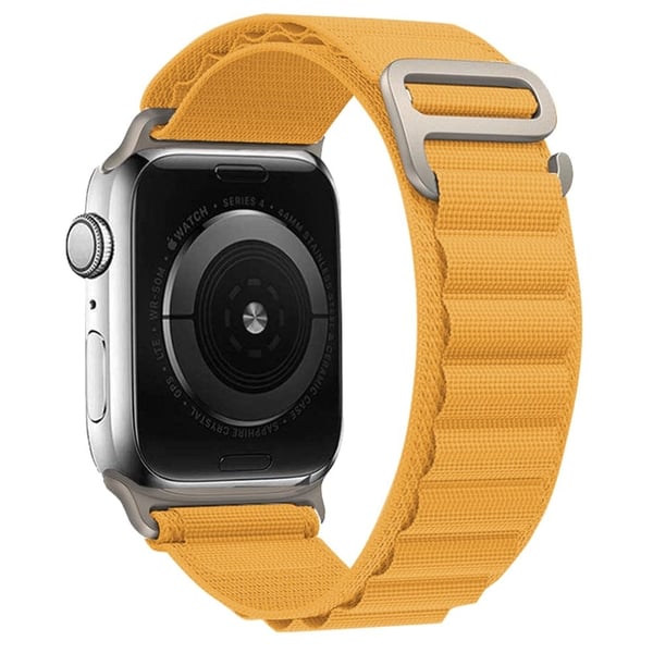 KALEBOL Apple Watch Series 41mm - 40mm - 38mm Universal Watch Strap Nylon Loop Band - Gul