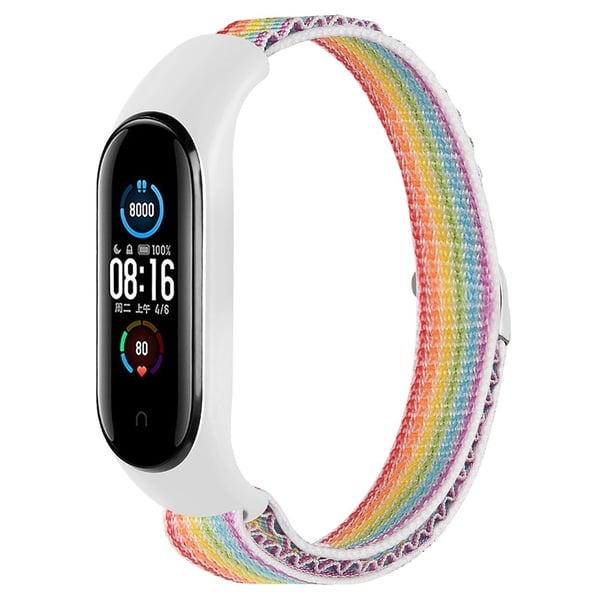 KALEBOL KLB-GSNL-001 Xiaomi Smart Band 8 Klokkerem Alpine håndleddsarmbånd med klokkeveske - Flerfarget