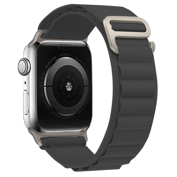 KALEBOL Apple Watch Series 49mm - 45mm - 44mm - 42mm Universal Nylon Watch Band - Mørkegrå