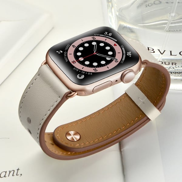 Apple Watch Series 41mm - 40mm - 38mm Universal håndledsrem - Beige