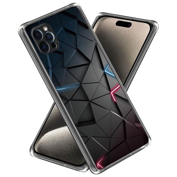 Deco iPhone 15 Pro deksel - Svart Trekant