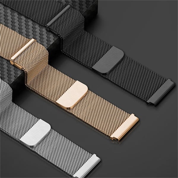 Huawei Watch GT 4 41 mm Garmin / Garmin Venu 3S 18 mm klokkerem i rustfritt stål med magnetisk rem - Tarnish