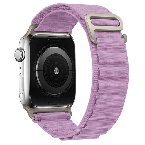 KALEBOL Apple Watch Series 49mm - 45mm - 44mm - 42mm Universal Nylon Watch Band - Lyselilla