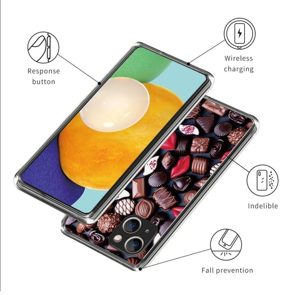 Deco iPhone 15 Plus deksel - Kreative Sjokolader