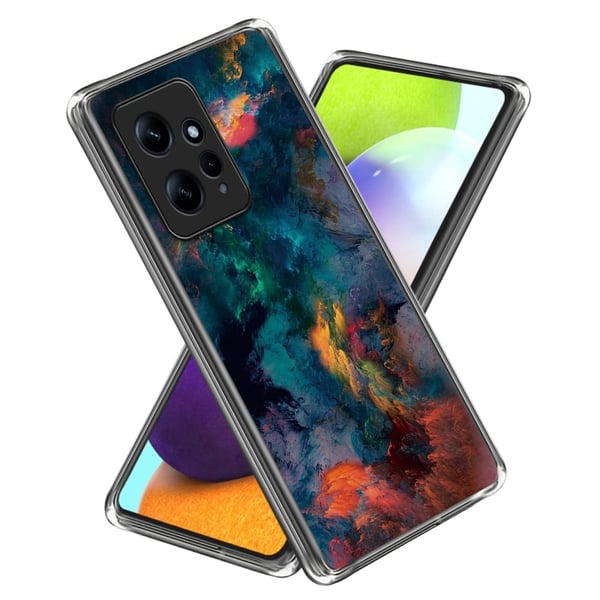 Deco Xiaomi Redmi Note 12 deksel - Fargerike Skyer