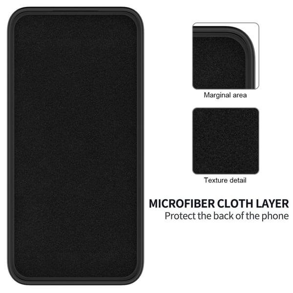 Matte Liquid Xiaomi Redmi 13C / Xiaomi Redmi 13R silikone cover - Sort